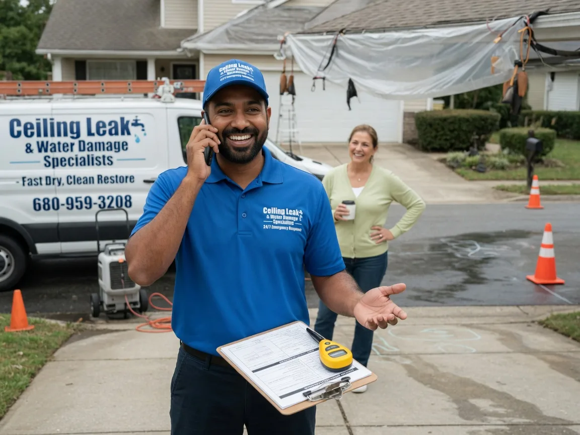Ceiling Leak Cleanup Dunmor, KY FAQs